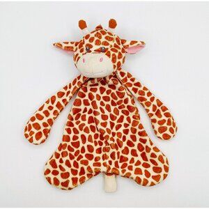 Baby Ganz Jamie Giraffe Cozy Pacifier Holder Security Blanket Plush Lovey